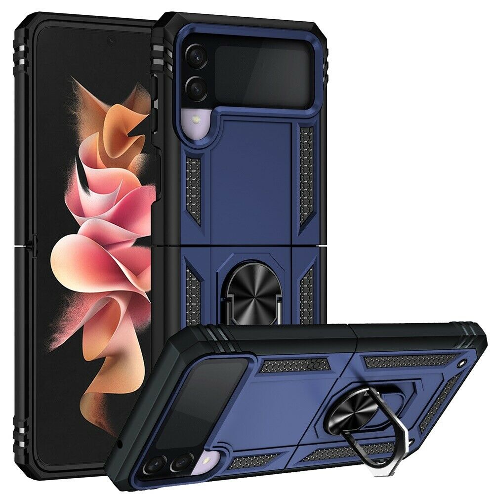 Coque hybride avec anneau pour Samsung Galaxy Z Flip 3 5G Coque hybride avec anneau pour Samsung Galaxy Z Flip 3 5G